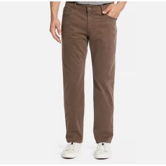 BRAX Feel Good Cooper Fancy Stretch Pima Cotton Pants NUT40/34